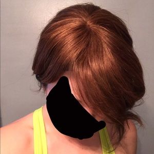 100% human hair clip in bangs!!